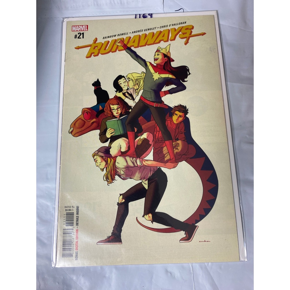 Marvel Runaways #21 Rainbow Rowell Andres Genolet Kris Anka Cover 2019 Modern